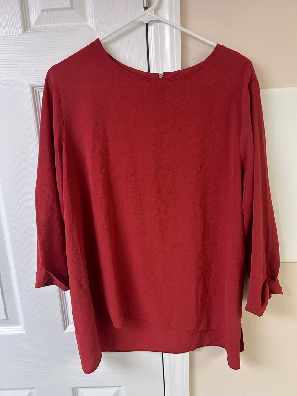 Primark Atmosphere Red Blouse Back Zipper